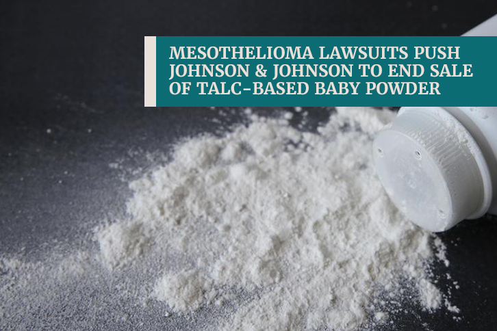 Johnson & Johnson mesothelioma lawsuits lead to end of baby powder product
