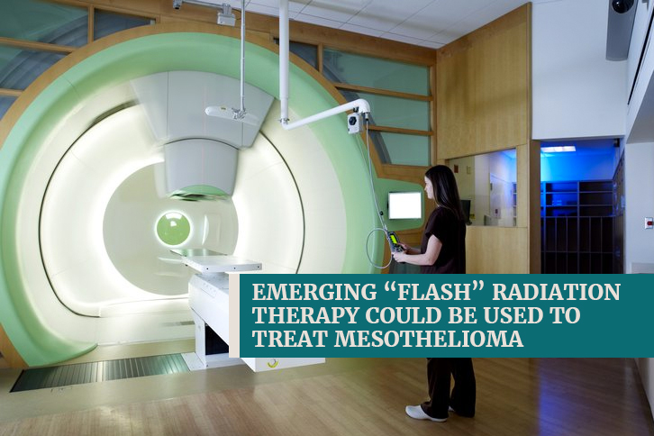 flash radiotherapy can be used for mesothelioma patients