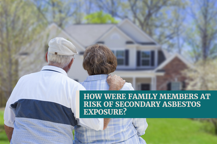 secondary asbestos exposure leads to mesothelioma in family members