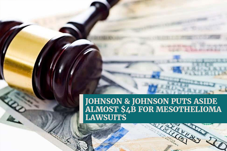 johnson & johnson sets aside $3.9B for mesothelioma lawsuits