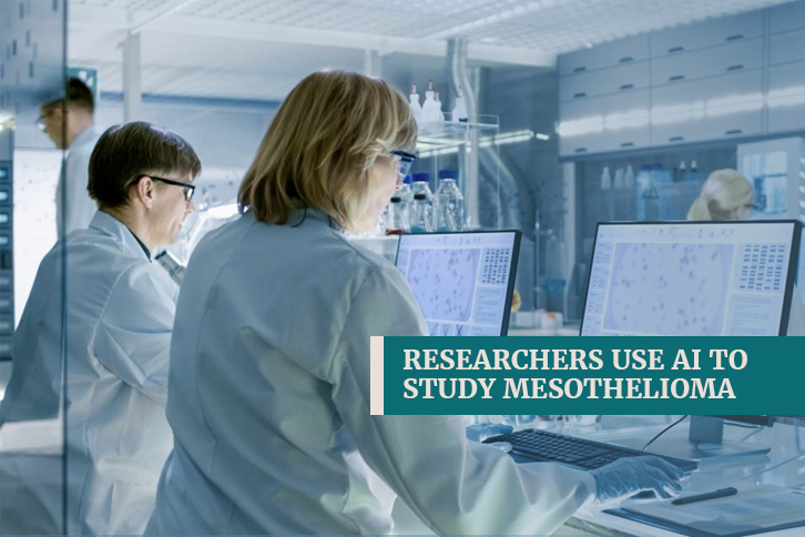 researchers use AI to study mesothelioma