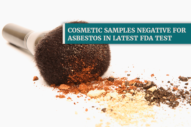 makeup brush contaminated with asbestos